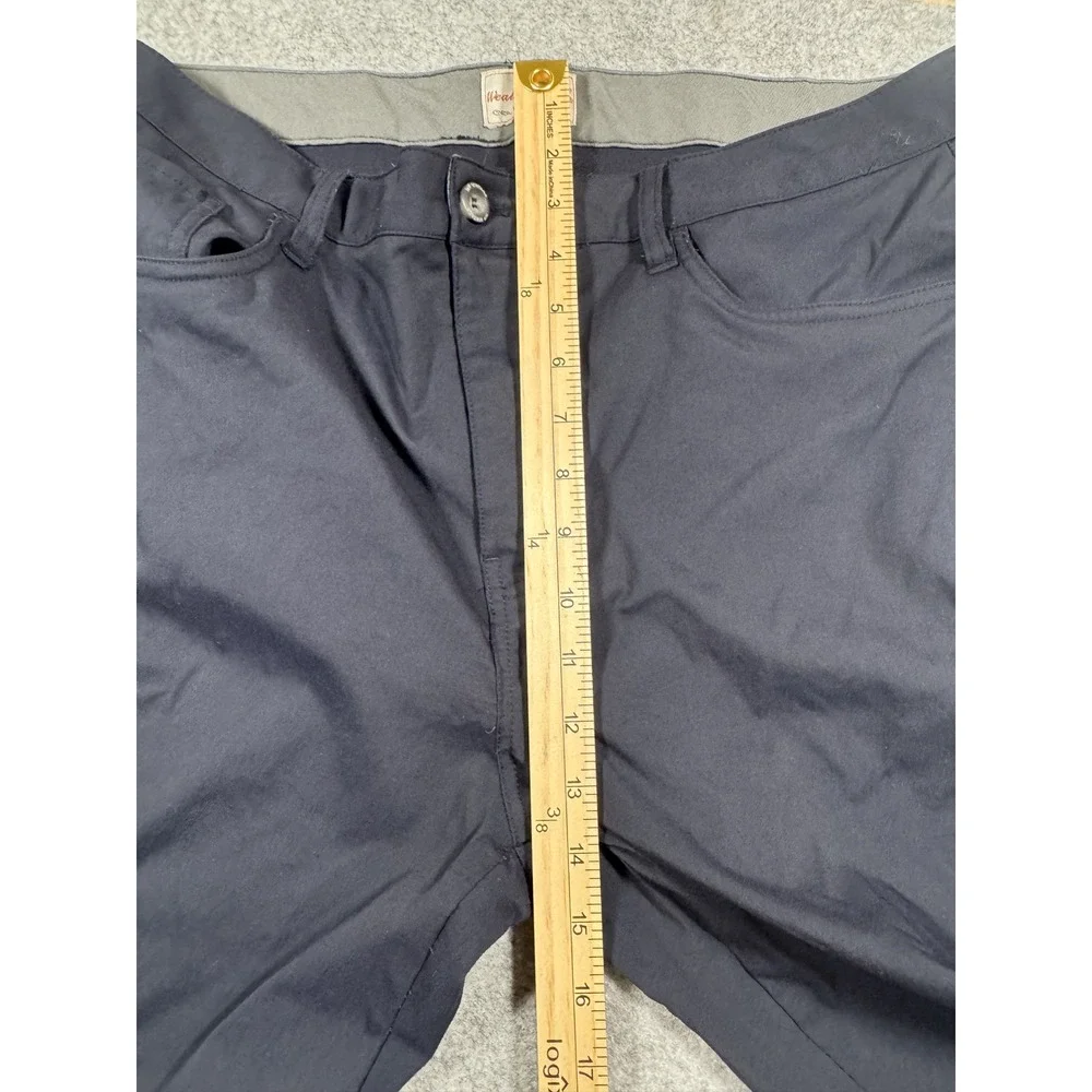 Weatherproof Vintage Regular Fit Utility Pants 38x30 Navy Blue Nylon Stretch